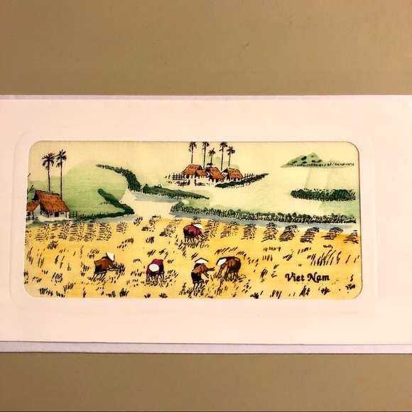 Vintage Set of cards with envelope silkscreen - Picture 6 of 8